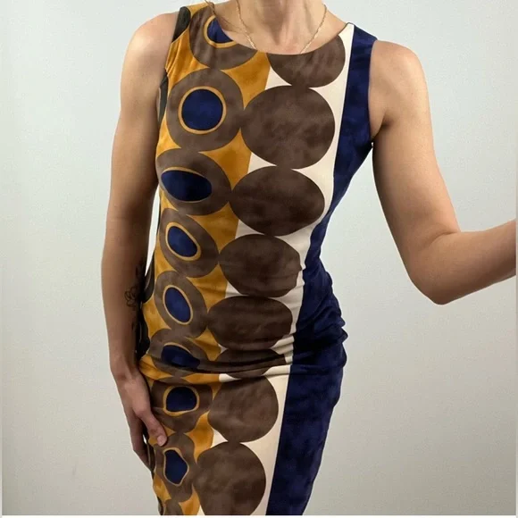 Joseph Ribkoff Multicolor Geometric Mini Dress - Picture 2 of 9